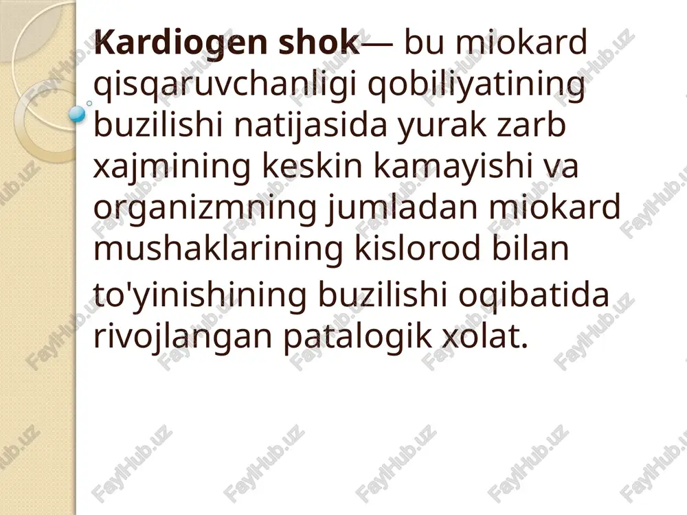 kardiogen shok klinikasi va davo choralari - Page 4