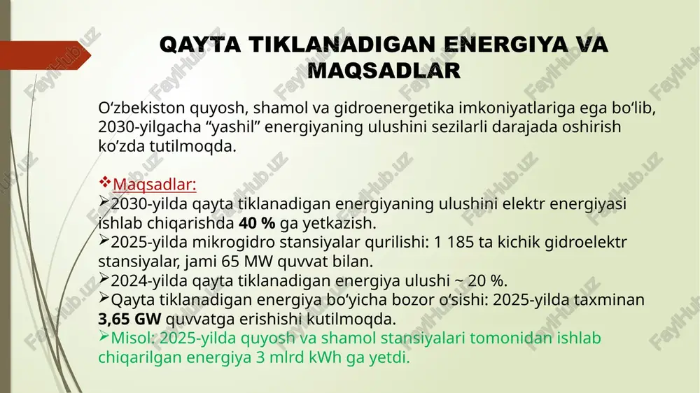 atrof-muhitni asrash va "yashil" iqtisodiyot yili - Page 4