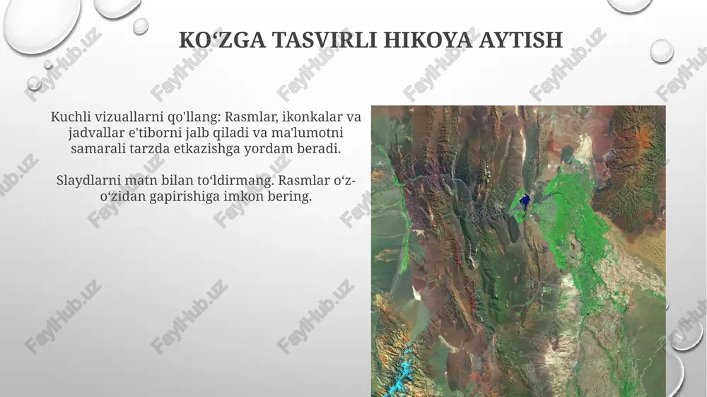 tasviriy rasmlar bilan ishlash asosida taqdimot tayyorlash - Page 4