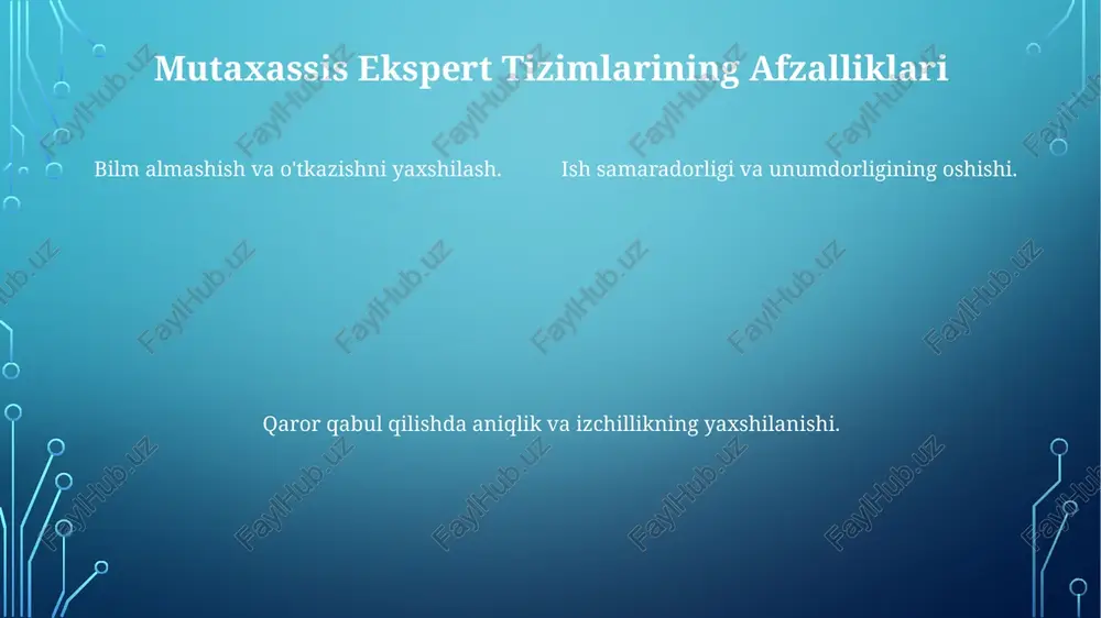 mutaxassis ekspert tizimlari - Page 4