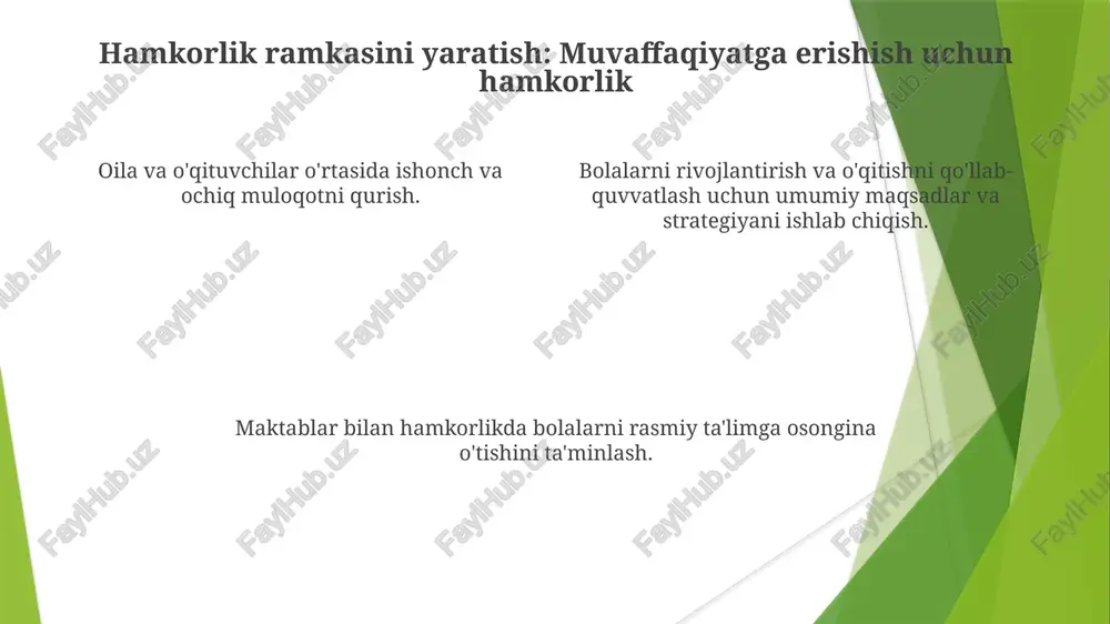 bolalarni maktabga tayyorlashda maktab bilan hamkorlik - Page 4