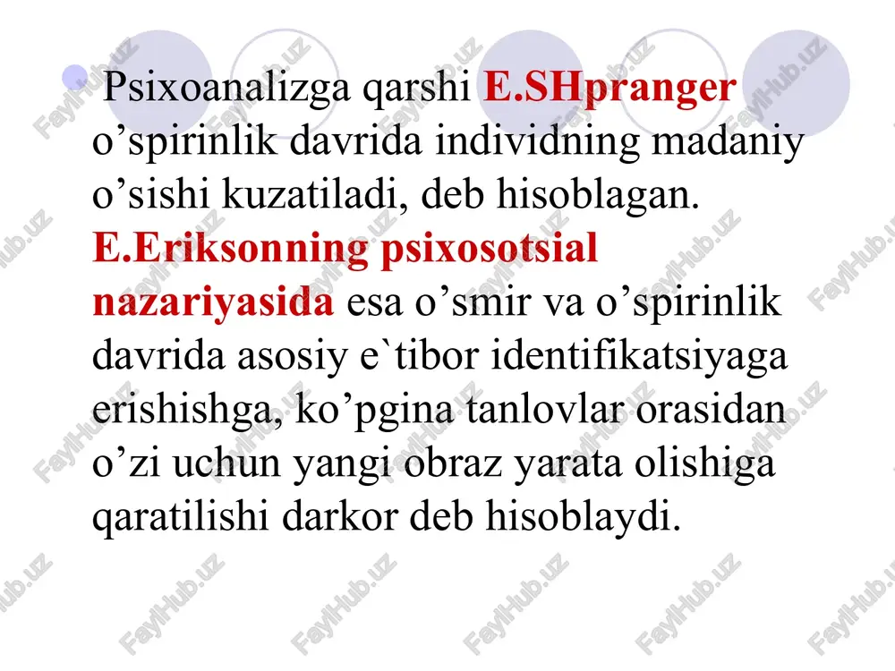 ilk o’spirinlik davrining psixologik xususiyatlari - Page 4