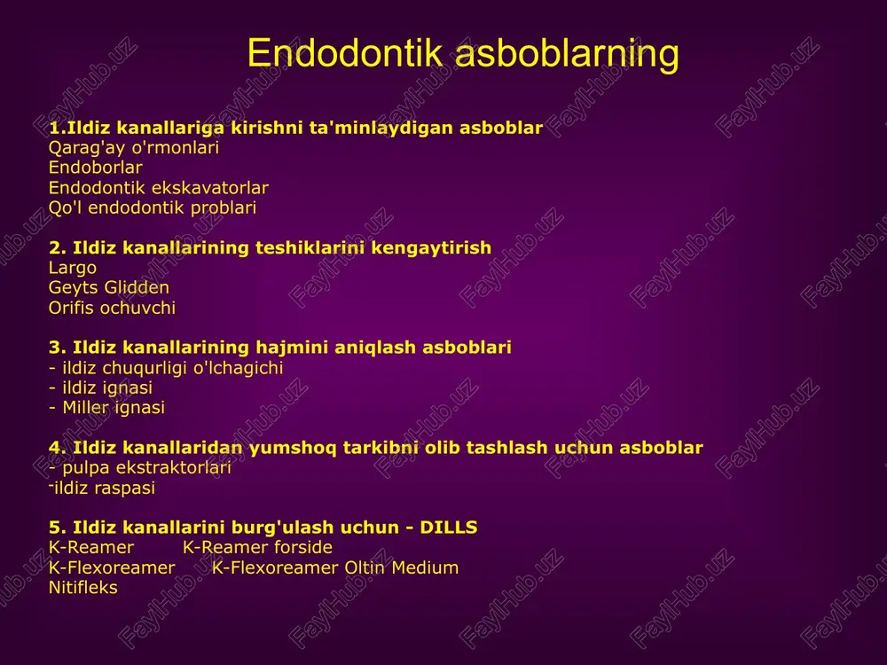 endodontik asboblar parametrlari - Page 4