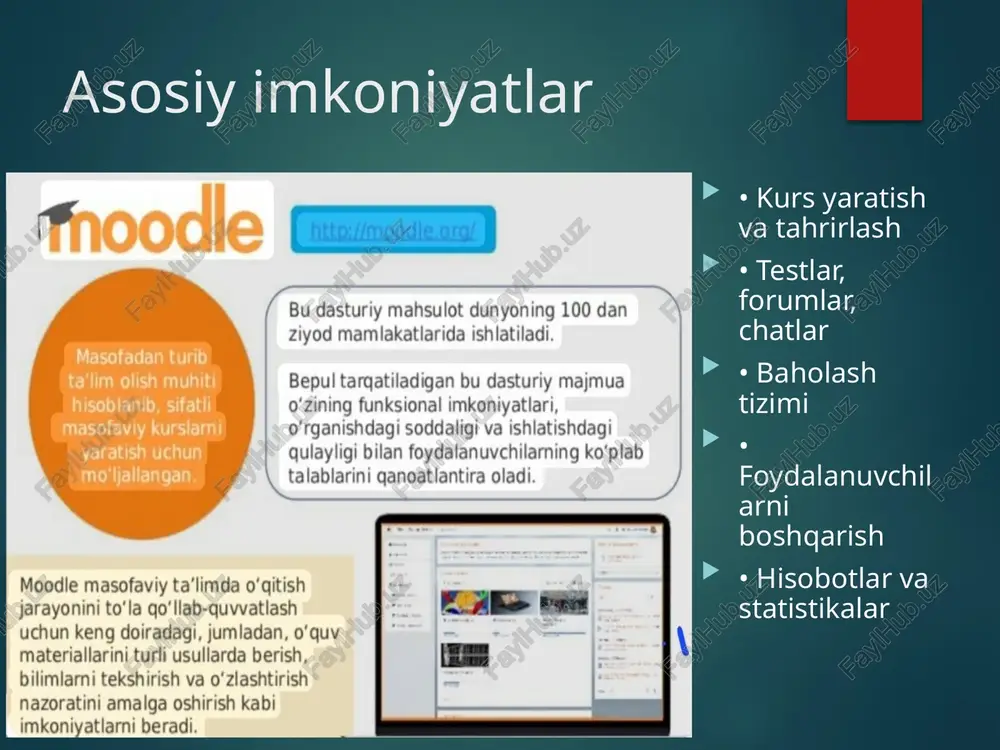 moodle tizimida elektron kurslar yaratish va boshqarish - Page 4