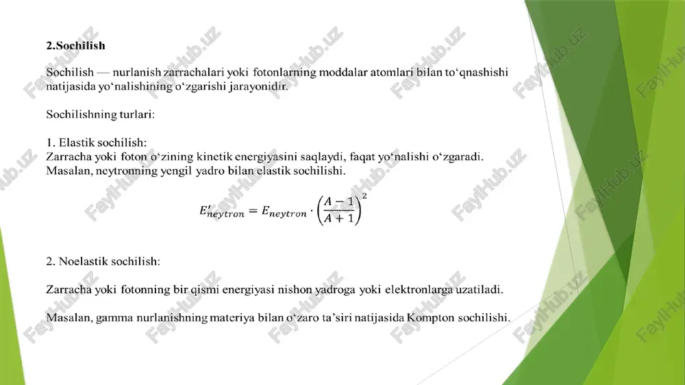 yadronurlanishining moddalar bilan ta'siri - Page 4