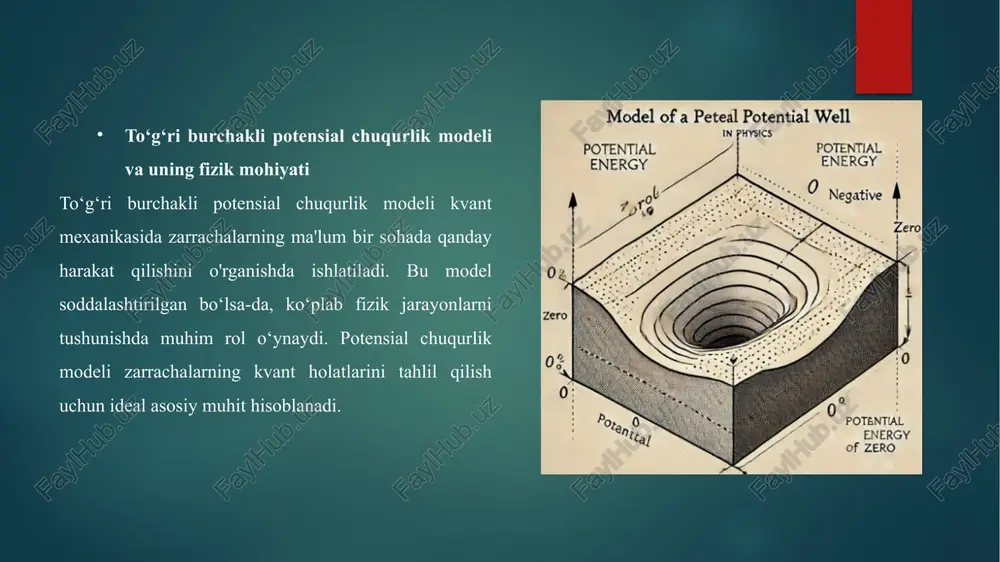 ayniqsa, kvant mexanikasi asoslari bo‘yicha amaliy tadqiqotlar olib borishda muhim o‘rin tutadi. image6.png image7.png image8.png image9.png image10.png image11.png image2.png image3.png image4.png image5.png /docprops/thumbnail.jpeg