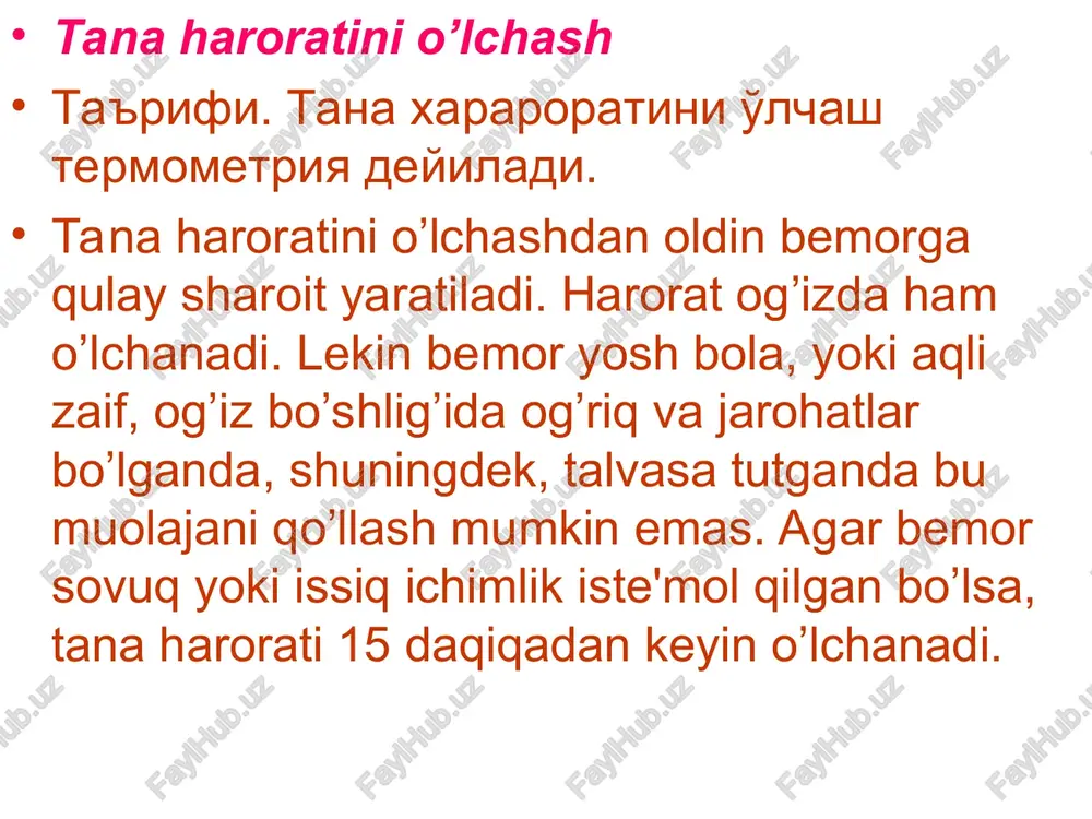 tana haroratini o`lchash - Page 4