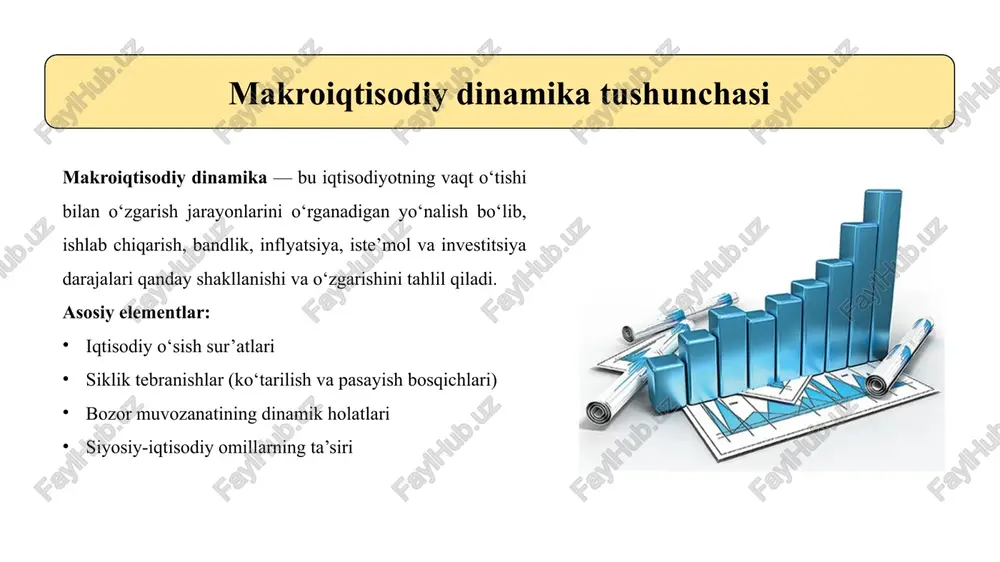 nalar, urf-odatlar, diniy qadriyatlar — iqtisodiy sikllarga sezilarli ta’sir ko‘rsatadi, ular ko‘pincha rasmiy qonunlardan kuchliroq rag‘bat yoki cheklov vazifasini bajaradi. institutlarning moslashuvchanligi ijtimoiy-iqtisodiy tizimning barqarorligi va innovatsion salohiyatini oshiradi, shuning uchun ularni zamon talablariga mos ravishda yangilab borish zarur. tahlil – keynsiy va institutsional yondashuv taqqoslanadi ko‘rsatkichlar keynsiy yondashuv institutsional yondashuv asosiy e’tibor talab va davlat siyosati institutlar, qonunlar, madaniy omillar dinamika manbai fiskal va monetar rag‘batlantirish institutlarning evolyutsion o‘zgarishi davlat roli faol aralashuv institutlarni shakllantirish va muvofiqlashtirish uzoq muddatli barqarorlik rag‘batlantirish siyosatiga bog‘liq barqaror institutlar tizimiga bog‘liq tahlil – makroiqtisodiy omillar makroiqtisodiy omillar iqtisodiy tizimning barqarorligi va o‘sish sur’atlarini belgilovchi asosiy kuchlar hisoblanadi. iqtisodiy siyosatning izchilligi va uzluksizligi mamlakat iqtisodiy o‘sish dinamikasiga bevosita ta’sir qiladi. siyosiy va iqtisodiy barqarorlik tadbirkorlar hamda investorlarning ishonchini oshiradi, bu esa investitsion faoliyatning kengayishiga olib keladi. texnologik innovatsiyalar institutlar va umumiy talab bilan o‘zaro ta’sirda bo‘lib, ishlab chiqarish samaradorligini oshiradi va yangi tarmoqlarni shakllantiradi. …