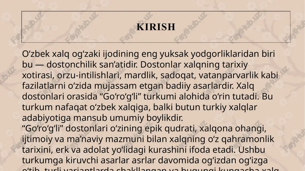 go‘ro‘g‘li turkumidagi dostonlar - Page 4