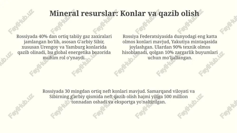 rossiya federatsiyasining tabiiy resurslari - Page 4