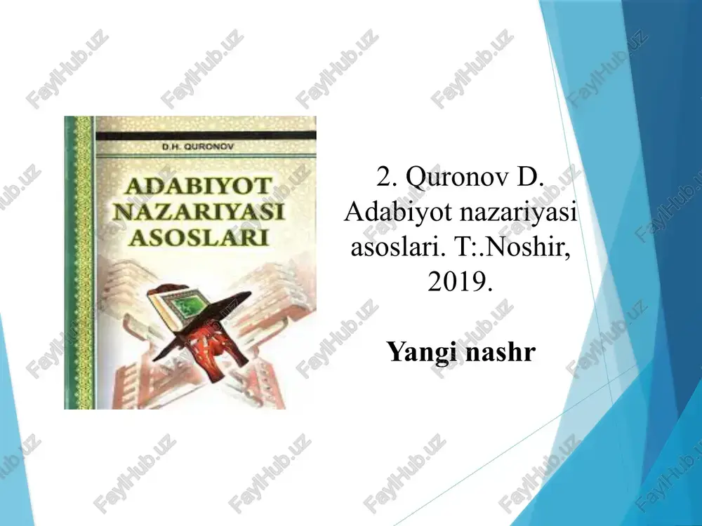 adabiyotshunoslik asoslari fan sifatida - Page 4