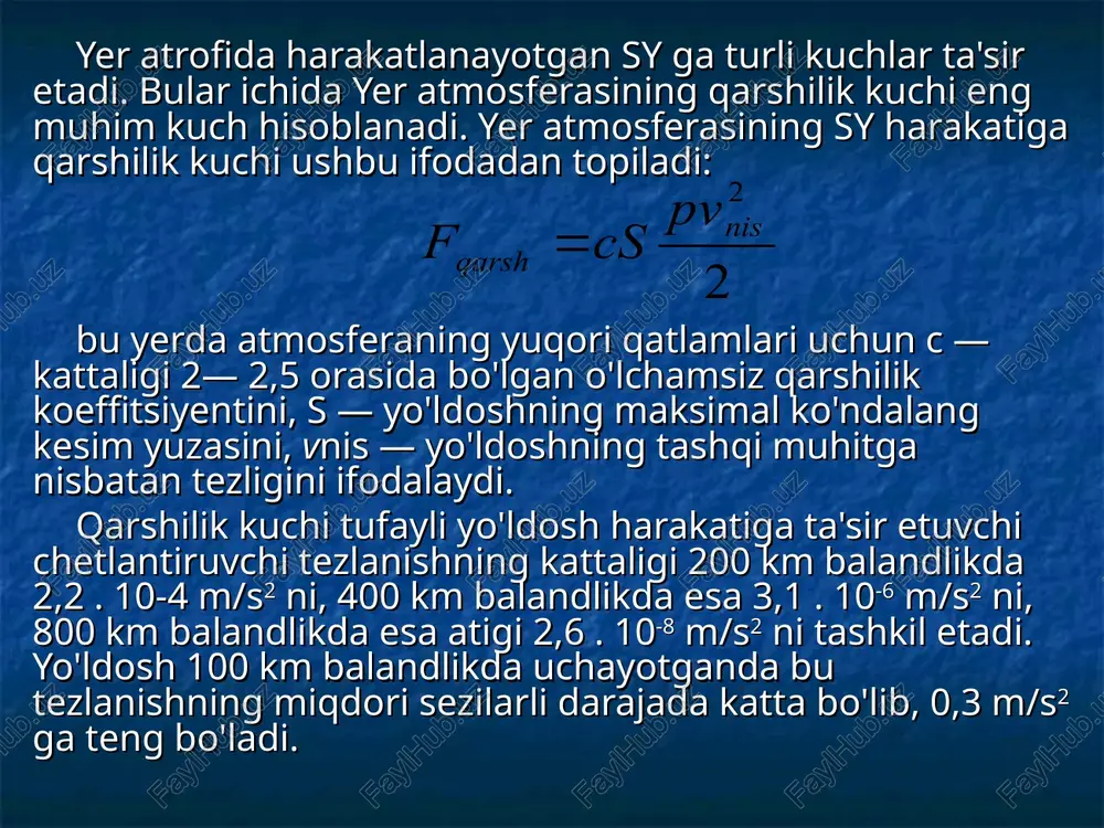 yer sun'iy yo'ldoshlarining orbita elementlari - Page 4