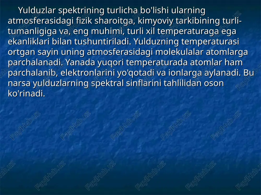 yulduzlarning spektri va spektral sinflari - Page 4