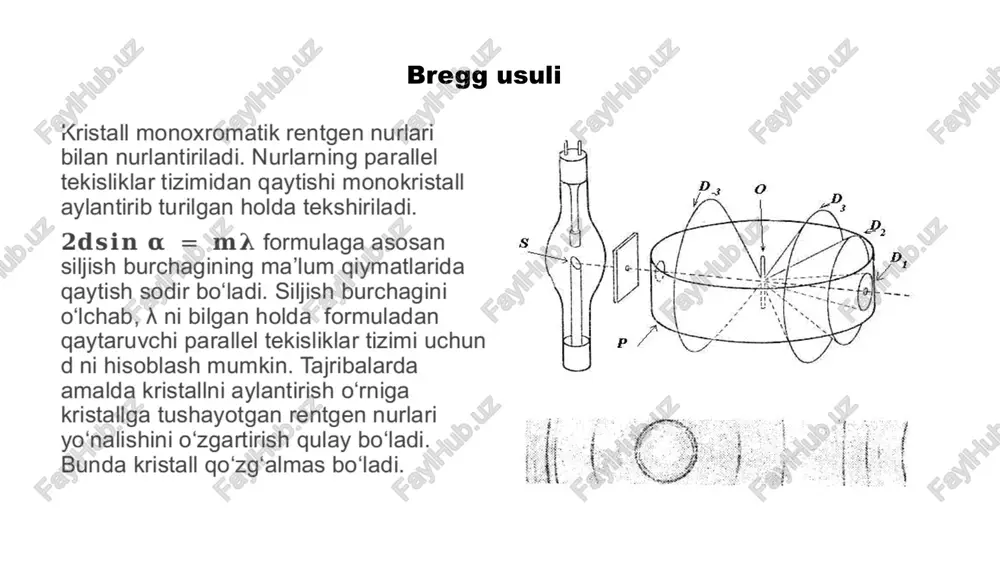 rentgen nurlarining kristallardagi difraksiyasini kuzatish usullari - Page 4