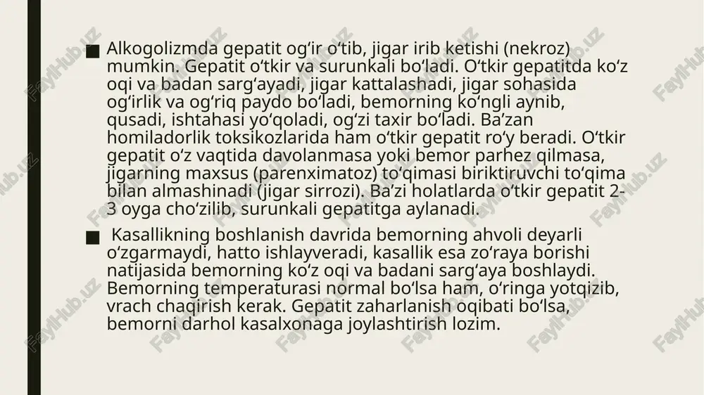 al. yog’lar zaytun va makkajo’xori moylari bilan ifodalanadi. isteʼmol qilish tavsiya etilmaydi: yog‘li go‘shtlar. qovurilgan taomlar. achchiq qahva, choy va kakao. achchiq va sho‘r ovqat. spirtli ichimliklar. zavorlar. eʼtiboringiz uchun tashakkur! /docprops/thumbnail.jpeg