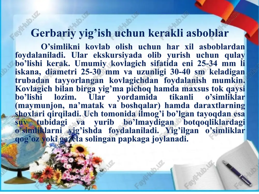 gerbariy tayyorlash usullari - Page 4