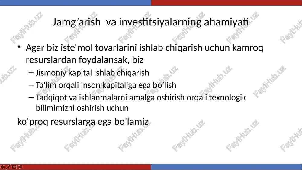 hilar unumdorligi past bo'ladi. jamiyatning qolgan qismiga tashqi xarajatlarni yuklaydi : ular boshqalarga yuqtirishlari mumkin mamlakatlar ayovsiz tsiklga tushib qolishlari mumkin. bu hukumatning iqtisodiy o'sishni ta'minlash uchun jamg'arma va investitsiyalarni rag'batlantirishga qaratilgan sa'y-harakatlarini asoslab beradi odamlar sog'liqni saqlash uchun etarli va to'yimli oziq-ovqat sotib olmaydilar odamlar kambag'al robert fogelning tadqiqotlari 1780 yilda buyuk britaniyada har besh kishidan biri shunchalik to'yib ovqatlanmaydiki, ular og’ir q’ol mehnati bilan shug'ullana olmasdilar. oziqlanish yaxshilangani sari mehnat unumdorligi ham oshib bordi sababi, ehtimol, ikkala yo'nalishda ham ishlaydi: yaxshi ovqatlanish bizni yanada samarali qiladi va yuqori mahsuldorlik yaxshi ovqatlanishni arzon qiladi. robert fogelning tadqiqotlari davlatlar boyib borgani sari, odamlar ko'proq ovqatlanadilar va aholining bo'yi o’sadi 1775 yildan 1975 yilgacha buyuk britaniyada o'rtacha kaloriya iste'moli 26 foizga oshdi va o'rtacha odamning bo'yi 3,6 dyuymga ko'tarildi. 1962 yildan 1995 yilgacha janubiy koreyada o'rtacha kaloriya iste'moli 44 foizga, o'rtacha odamning bo'yi esa 2 dyuymga ko'tarildi. tadqiqotlar shuni ko'rsatdiki, balandlik …