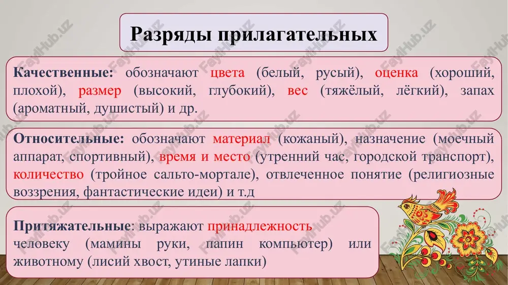 tema 6. imya prilagatelnoe. - Page 4