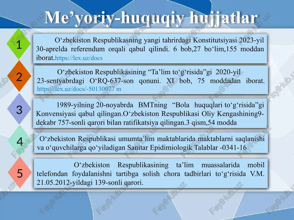 garak tashkil etilsa chora tadbirlar rejasi № muammo amalga oshirish mexanizmi mas’ullar muddat natija 1 maktablarda xavfsiz ta’lim muhitini nazorat qilish uchun kuzatuv kameralarining yetishmasligi 1.maktabda vazirlar mahkamasining 2019-yil 22-apreldagi 343-sonli qarori byudjetdan tashqari mablag‘lar hisobidan kuzatuv kameralarini ko‘paytiramiz. 3.sinf xonalari, maktab xovlisini va kirish qismini muntazam nazoratga olamiz. maktab direktori kuzatuv kengash raisi 2025-2026-o‘quv yili sentyabrgacha o‘qituvchi va o‘quvchilarda o‘rtasida do‘stona muhit va darslarni uzliksiz nazorat qilish imkoniyati yaratish orqali sifatli ta’lim va xavfsizlikni ta’minlaymiz. 2 maktabda psixologik xavfsizlikning yetishmasligi 1.stressni boshqarish va emotsional barqarorlikni saqlash bo‘yicha o`qituvchi va o`quvchilar uchun treninglar o’tkazamiz. 2.sinf rahbarlar uchun psixologik kurslarni online variantda ’qitishni tashkil etamiz. maktab direktori psixolog sinf rahbarlari xar oyning birinchi juma kunida maktabda sog‘lom muhit yaratiladi jismoniy, fiziologik va psixologik xavfsizligi ta’minlaymiz 3 maktablarda o‘quvchilar uchun zamonaviy togaraklar tashkil etilmaganligi. 1.o‘quvchilarni qiziqishi va ehtiyojlarini bilishda online so‘rovnoma o‘tkazamiz. 2.o‘quvchilarni yosh dasturchi, kibersport,bioximiklar,zakovat to‘garaklariga to‘liq qamrab olamiz. 3.o‘quvchilarni tibbiy …