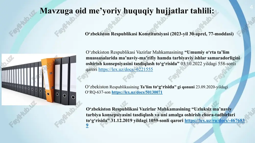 ida samarali muloqotga kirishish orqali hamkorlik munosobatlarini yanada rivojlantirish mumkin 12 e’tiboringiz uchun rahmat! image5.jpeg image6.png image7.jpeg image8.jpeg image9.jpeg image10.png image11.png image12.jpeg image13.jpeg image14.jpeg image15.jpeg image16.png image17.jpeg image18.png image19.jpeg image20.jpeg image21.jpeg image1.png /docprops/thumbnail.jpeg