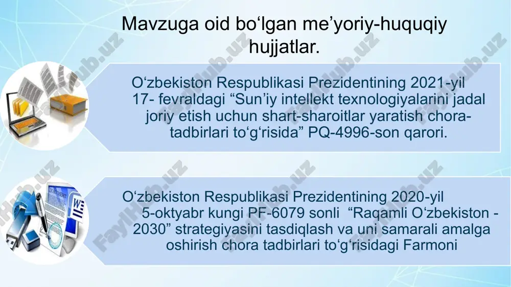 tayyorgarlik ko‘rishi, toifa olishi, malaka oshirishlarida, mediasavodxonlik va akt bo‘yicha bilimlarini oshirish orqali korrupsiya holatlariga yo‘l qo‘ymaslik. 2024-2025 o‘quv yili davomida direktor, o‘tibdo‘, mmibdo‘, bosqichma –bosqich maktab faoliyatini raqamlashtirishga o‘tkazish. eʼtiboringiz uchun rahmat! image1.png image2.jpeg image3.jpeg image4.jpeg image5.jpeg image6.jpeg image7.jpeg image8.jpeg image9.jpeg image10.jpeg image11.jpeg image12.jpeg image13.png image14.jpeg image15.jpeg image16.jpeg image17.jpeg image18.png image19.jpeg image20.jpeg image21.jpeg /docprops/thumbnail.jpeg