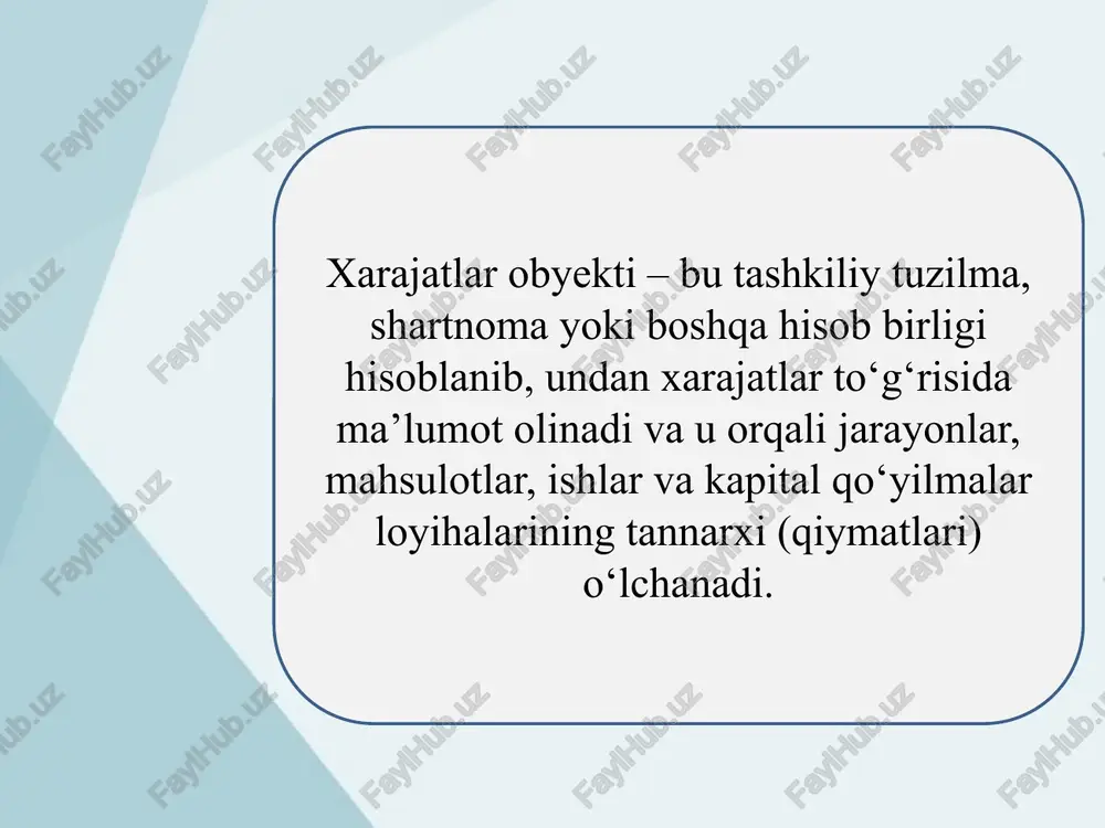 xarajatlarni taqsimlash usuli - Page 4