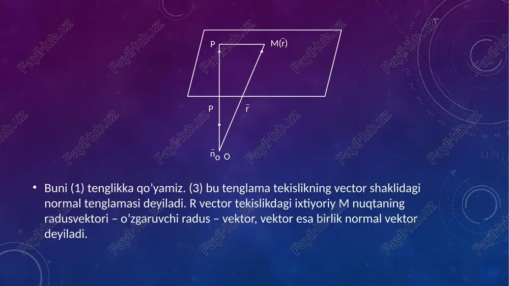 tekislik va to’g’ri chiziqli tenglamalar - Page 4