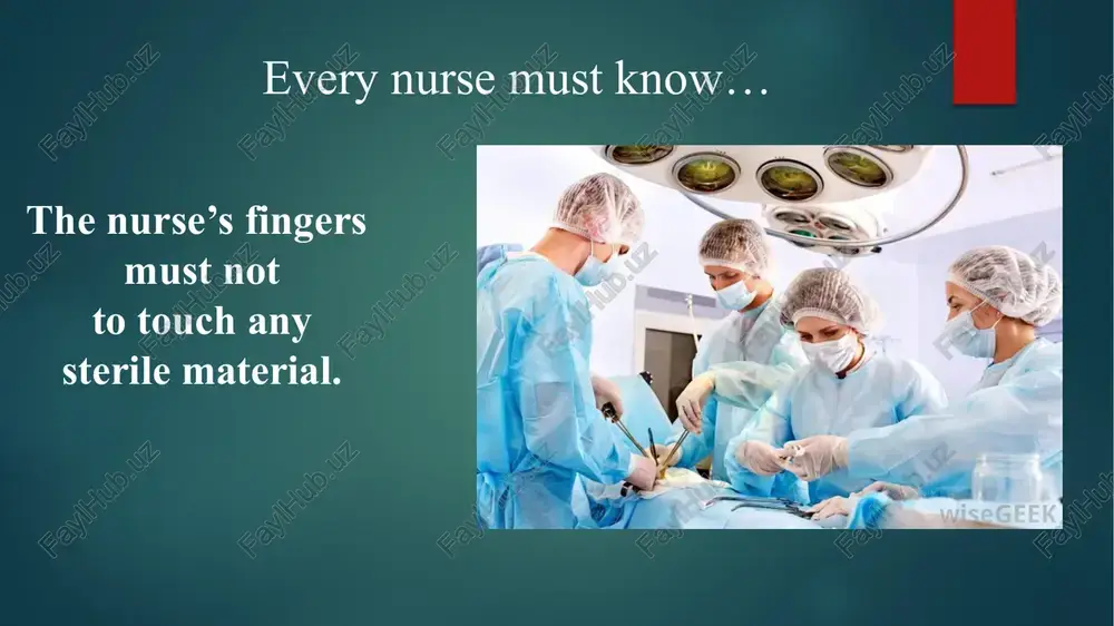 nurse’s work at the surgical department - Page 4