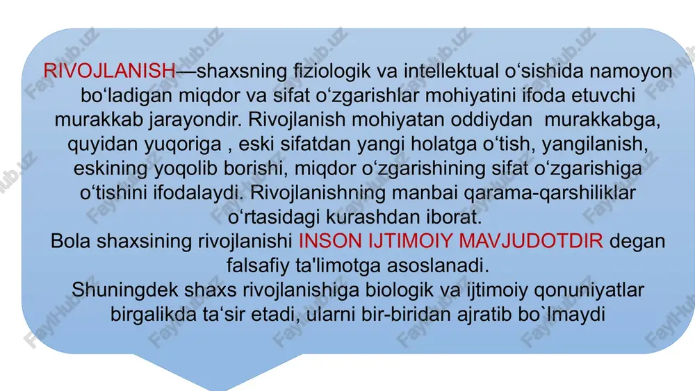 rif buyurish mumkin. kitobxonlik kitobxonlikni rag‘batlantirish uchun kitobxonlik klublari tashkil etish yoki o‘quvchilarni kitoblar bilan tanishtirish mumkin. 19 yuksak ma‘naviy-axloqiy sifatlarni shakllantirishda rag‘batlantirish 1 hurmat o‘quvchilarni hurmatga, mehnatsevarlikka va boshqalarga nisbatan mehr-muhabbatga o‘rgatish kerak. 2 o‘zaro hamkorlik o‘quvchilarni jamoa bo‘lib ishlashga, bir-birlarini qo‘llab-quvvatlashga va o‘zaro hurmatga o‘rgatish kerak. 3 vatanparvarlik o‘quvchilarni vatanimizga bo‘lgan muhabbatga, milliy qadriyatlarga hurmatga va o‘z xalqiga sadoqatga o‘rgatish kerak. abudulla avloniy nomidagi pedagogik mahorat milliy instituti 20 xulosa va takliflar 1 individual yondashuv o‘quvchilarning individual xususiyatlarini, qiziqishlarini va qobiliyatlarini hisobga olgan holda rag‘batlantirish usullarini qo‘llash kerak. 2 ijobiy muhit o‘quvchilarni o‘zlarini qulay va xavfsiz his qiladigan ijobiy o‘quv muhitini yaratish muhimdir. 3 muloqot va hamkorlik o‘qituvchilar va o‘quvchilar o‘rtasida ochiq muloqot va hamkorlikni rivojlantirish muhimdir. abudulla avloniy nomidagi pedagogik mahorat milliy instituti 21 xulosa va takliflar abudulla avloniy nomidagi pedagogik mahorat milliy instituti maktab rahbari sifatida dars tahlillari orqali ta'lim ishtirokchilarini aniqlab boring maktab psixologi sinf …