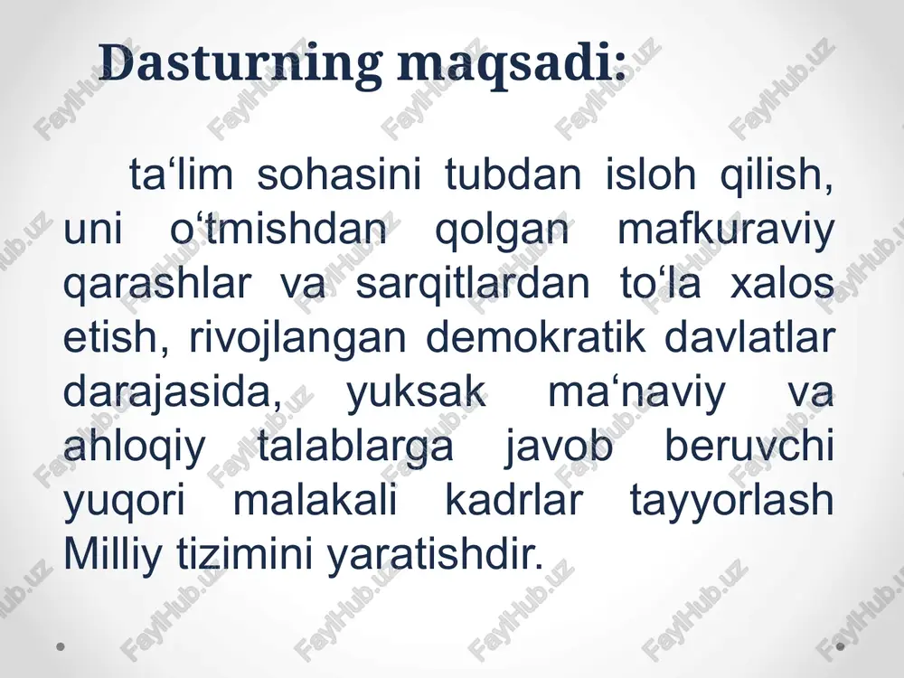 kadrlar tayyorlash milliy dasturi - Page 4