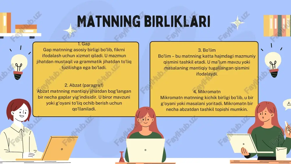 matn va uning birliklari - Page 4