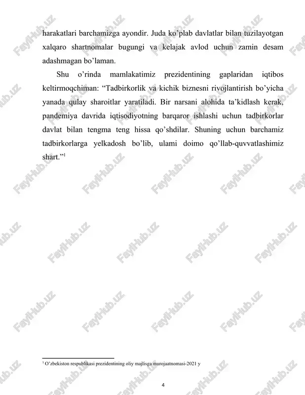 il topadi. masalan, davlat moliyasi va mahalliy moliya quyidagi bo'g'inlardan iborat bo'lishi mumkin: • davlat byudjeti; • maqsadli nobyudjet fondlari; • davlat krediti. shuningdek, xo'jaiik yurituvchi sub'ektlar moliyasi quyidagi bo'g'inlardan iborat: • tijorat korxonalari va tashkilotlari moliyasi; • moliyaviy vositachiiar mojiyasi; • notijorat tashkilotlari moliyasi. hozirgi sharoitda davlat byudjeti o'z oldida turgan quyidagi muammolami hal etishi kerak: • daromadlar asosini mustahkamlash zaminida byudjet defitsitining darajasini kamaytirish; • mamlakat taraqqiyotining ustuvor yo'nalishlari bo'yicha byudjet xarajatjarini restrukturizatsiya qilish; • byudjet yordamida tartibga solish mexanizmini takomillashtirish; • byudjet assignovaniyalaridan samarali foydalanish ustidan nazoratni kuchaytirish. davlat maqsadli fondlari (nobyudjet fondlar yoki byudjetdan tashqari fondlar) oldindan belgilangan ma'ium muddatlarda tuzilishi yoki doimiy ravishda mavjud bo'lishi mumkin. bu fondlaming vujudga kelishi davlat byudjetining qabul qilinishi yoki qabul qilinmasligidan qat'i nazar mablag'iar maqsadli manbaining zarurligi bilan belgilanadi. birinchi navbatda, bu ijtimoiy ta'minot, tekin sog'liqni saqjash, ishsizlikni kamaytirish va boshqa xuddi shunday bir qancha' muhim ijtimoiy ehtiyojlami qondirishga …