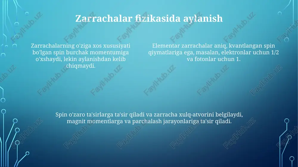 elementar zarrachalar spinı - Page 4