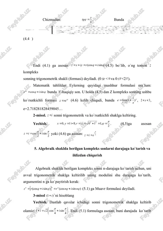 kompleks sonlar nazariyasi - Page 4