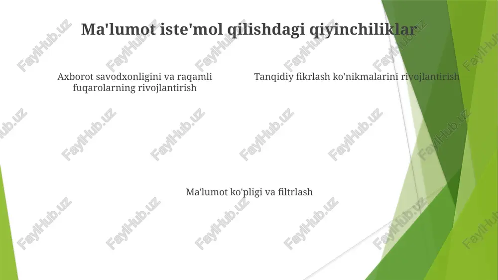 o'quvchilarda axborot isteʼmoli madaniyatini shakllantirish - Page 4