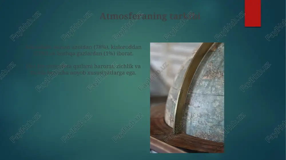 yerning atmosfera qobigʻining tuzilishi - Page 4
