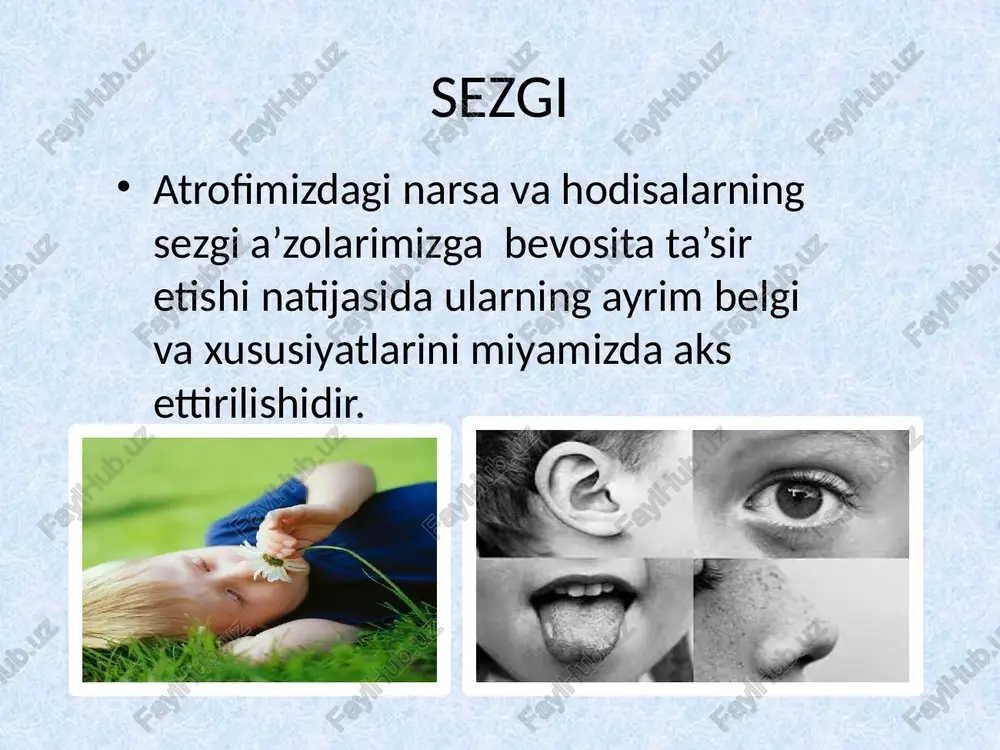 odisalar obrazlarini kishi ongida bir butun holda aks ettirilishiga aytiladi idrok i.i.sechenovning ta'kidlashicha odam hozirgi idrokidan hosil bo’lgan obrazlar ilgarigi idroklarida vujudga kelgan va xotirasida saqlanib qolgan obrazlar bilan taqqoslab ko’radi. agar hozirgi idrokdan hosil bo’lgan obraz ilgari xuddi shu narsani idrok qilishdan vujudga keltirilgan obrazga to’la mos kelsa, ayni choqda idrok qilayotgan narsasini taniydi. idrokning o‘ziga xos xususiyatlari quyidagilardan iborat: idrokning navbatdagi xususiyati uning harakatchanligi va boshqaruvchanligidir. idrokning yana bir muhim xususiyati, uning narsa va hodisalarni umumlashgan holda aks ettirilishdir. idrokning muhim xususiyatlaridan biri – bu faol ravishda bevosita aks ettirish imkoniyatining mavjudligidir. idrokning muhim tomonlaridan biri – uning xususiyatlarini turli jabhalar, vaziyatlar, sharoitlarda namoyon bo‘lishidir idrokning murakkabligi quyidagilarda ifodalanadi: har bir idrok tarkibiga ayni vaqtda bir necha sezgi kiradi. har bir idrok tarkibiga kishining o‘tmishda hosil qilingan bilim va tajribalari kiradi. kuzatishning muvaffaqiyati oldindan qo‘yiladigan tayyorgarlikka, kishining bilim va tajribalariga, diqqatining kuchiga va fikrlash faolligiga bog‘liq. kishining rejali, …