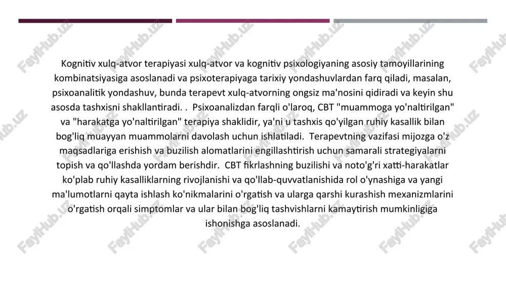 kognitiv xulq-atvor terapiyasi - Page 4