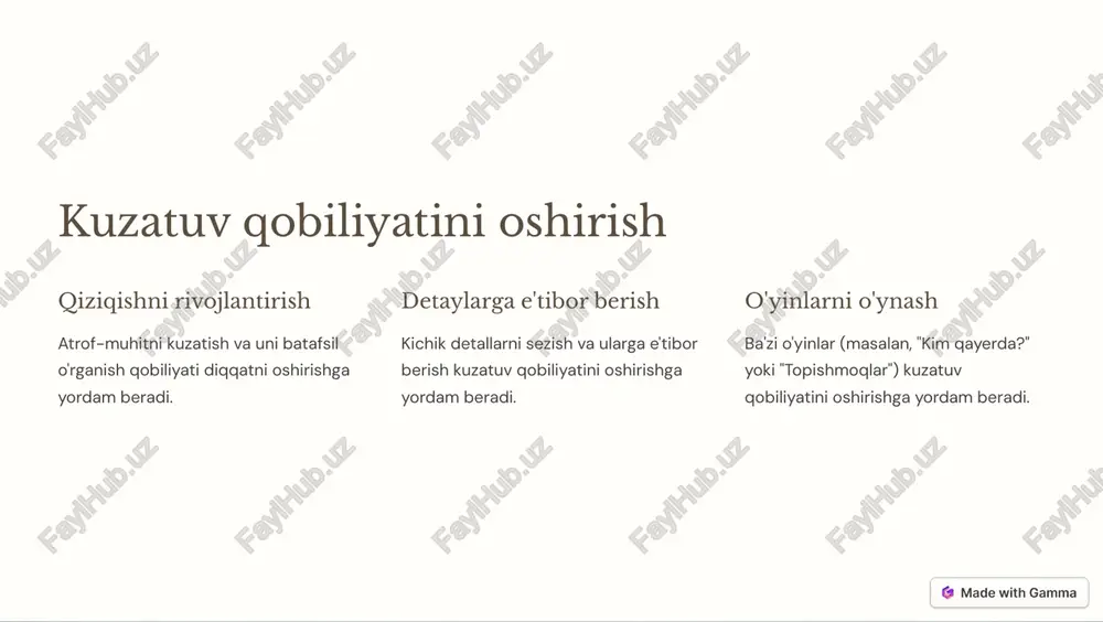diqqatni rivojlantirish - Page 4