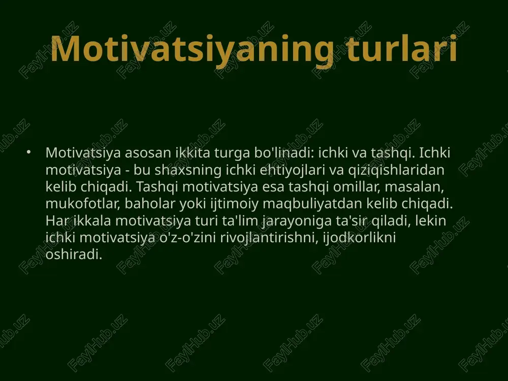 o'quv motivatsiyasi va uni boshqarish muammosi - Page 4