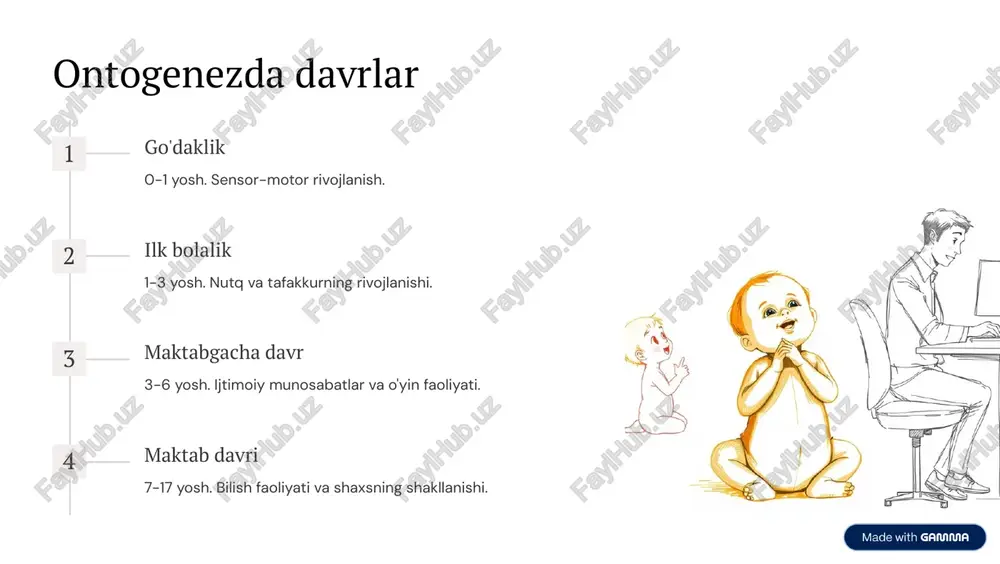 psixik rivojlanishning asosiy qonuniyatlari - Page 4