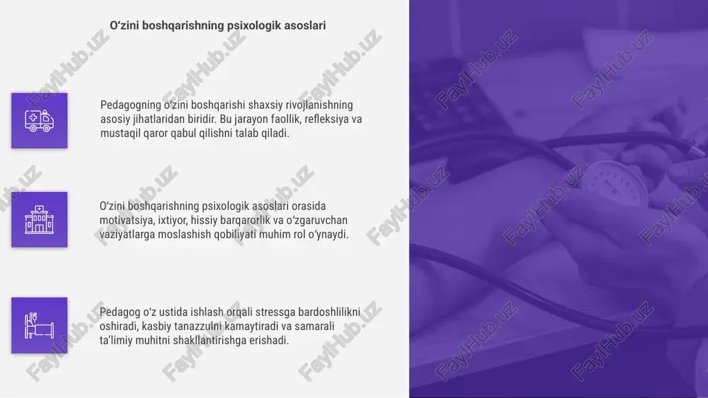 pedagogning ozini-ozi boshqarishi muammosi - Page 4