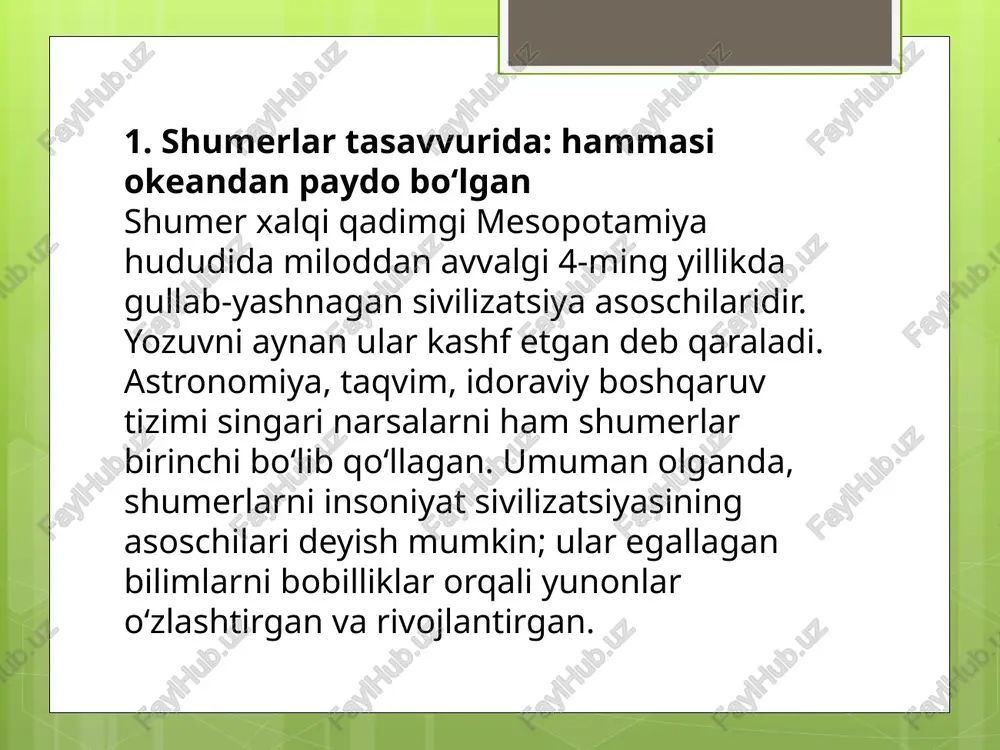olamning yaxlit manzarasi pptx - Page 4