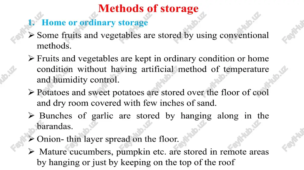 storage of fruits and vegetables - Page 4