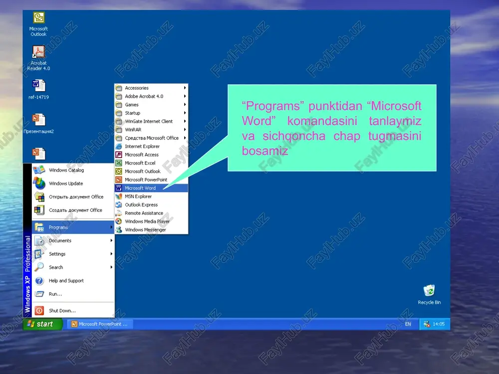 microsoft word matn muharriri - Page 4