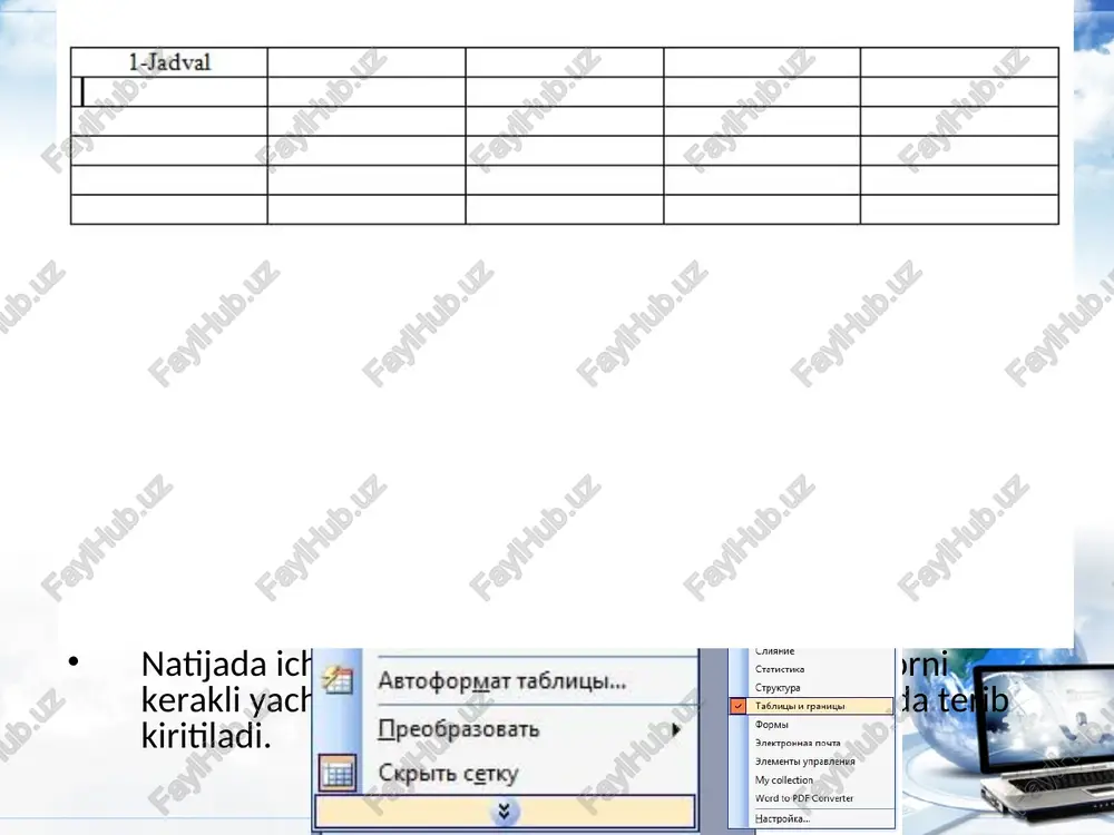 ms word dasturining imkoniyatlari - Page 4