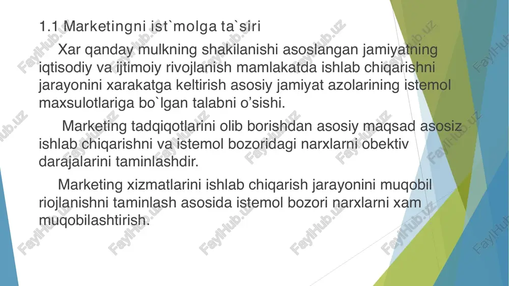 a tovarlarni samarali istemol bozorlarida sotishni taminlash marketing boshqaruvini tashkil etish bog’liq. bu yerda ishlab chiqarish subekti tomonidan maqsad qilib olingan foydani istemol bozrida olish uchun bozor istemol da korxonalarni ishlab chiqarilgan maxsulotlari bilan qatnashuvlarini qanday tashkil etish masalasini o’rganish zarur.