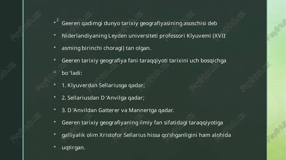 tarixiy geografiyaning tarix ta’limida tutgan o’rni va roli - Page 4