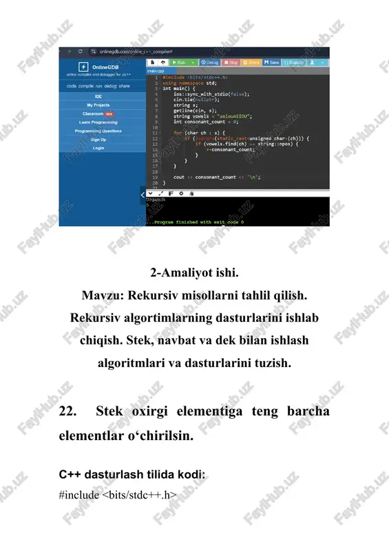 ma’lumotlar tuzilmasi algoritimi fanidan - Page 4