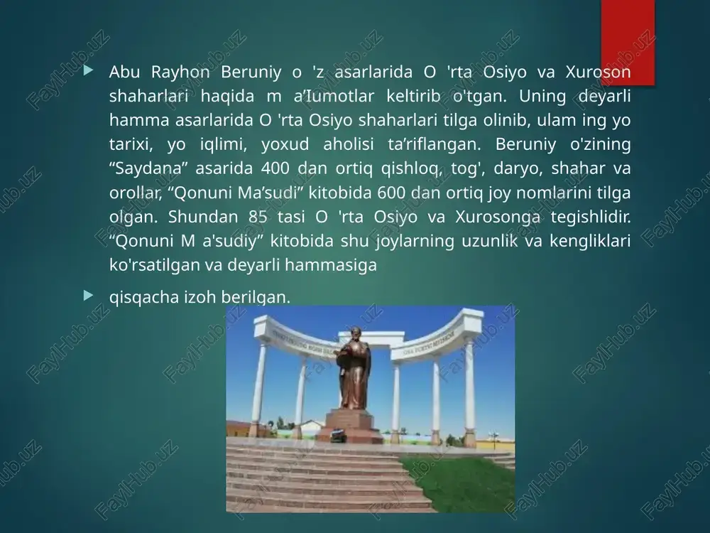 yozma manbalarda oʻrta osiyoning eng qadimgi oʻlkalari va ularning joylashgan hududlari nomlari - Page 4